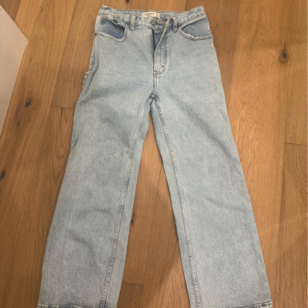 Abercrombie & Fitch Light Blue High Rise Jeans